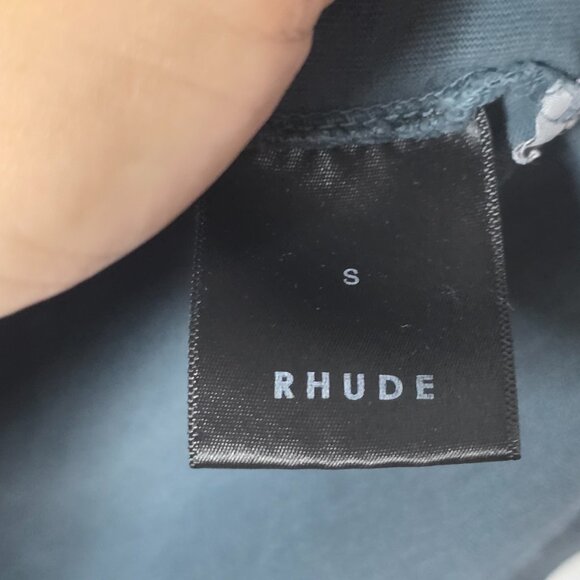 Rhude Lone Wolf Tee Shirt Regular Fit Crewneck Graphic Mens Size Small - Picture 4 of 5